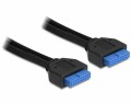 DeLock USB3.0 Pinheaderkabel 45 cm intern, Datenanschluss Seite