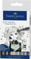 FABER-CASTELL Pitt Artist Pen Manga Basic 167107 grau 8