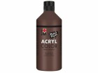 Marabu Acrylfarbe Acryl Color 500 ml Mittelbraun, Art