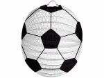 Folat Lampion Fussball 22 cm, Schwarz/Weiss, Packungsgrösse: 1