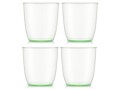 Bodum Outdoor-Becher Kvadrant 200 ml, Grün, 4 Stück