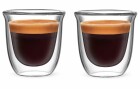 Bialetti Espresso Becher Firenze 80 ml, 1 Stück, Transparent