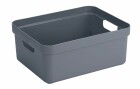 Sigma Home Aufbewahrungsbox 24 l Dunkelblau/Grau, Breite: 35.5 cm