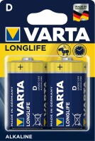 VARTA     VARTA Batterie 4120101412 Longlife, D/LR20, 2 Stück, Kein