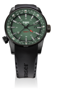 traser H3 Pathfinder GMT Green, Kautschuk