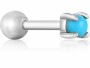 Ania Haie Ohrstecker Cabochon Barbell 925 Sterling Silber