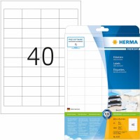 HERMA     HERMA Universal-Etikett. 48,5x25,4mm 4357 weiss 1000 St./25