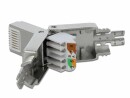 DeLock Stecker RJ45 Cat.6 1 Stück, Grau, geschirmt, werkzeugfrei