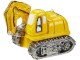 HobbyFun Mini-Fahrzeug Bagger Gelb, Detailfarbe: Gelb, Material