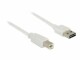 DeLock USB2.0 Easy Kabel, A-B, 2m, Weiss Typ