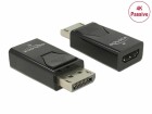 DeLock Adapter 4K Passiv DisplayPort - HDMI, Kabeltyp: Adapter