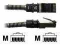 Patchsee Patchkabel PCI6-DPF/100 Cat 6A, U/FTP, 30 m, Schwarz