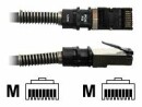 Patchsee Patchkabel PCI6-DPF/66 Cat 6A, U/FTP, 20 m, Schwarz