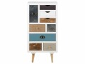 AC Design Kommode Thais 48 cm x 98 cm, Mehrfarbig/Weiss