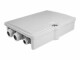 DeLock LWL Verteilerbox IP55, 6 Port, Grau, Datenanschluss Seite