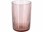 Bitz Trinkglas Kusintha 280 ml, 4 Stück, Hellpink, Glas
