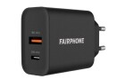 Fairphone USB-Wandladegerät DualPort 18 / 30W, Ladeport Output: 1x