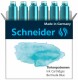 SCHNEIDER Tintenpatronen - 166134    bermuda blue            6 Stk.