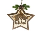 Dameco Hänger Stern mit Hirsch, 34 cm, Betriebsart