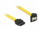 DeLock SATA3-Kabel gelb, unten gewinkelt, 30 cm, Datenanschluss