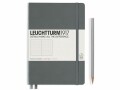 Leuchtturm Notizbuch Medium A5, Dot, 2-teilig, Anthrazit, Bindungsart