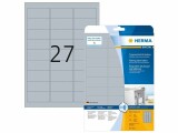 HERMA Typenschild-Etiketten 4222 63.5 x 29.6 mm, Klebehaftung