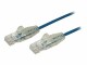 StarTech.com - 1.5m Slim LSZH CAT6 Ethernet Cable, 10 Gigabit Snagless RJ45 100W PoE Patch Cord, CAT 6 10GbE UTP Network Cable w/Strain Relief, Blue, Fluke Tested/ETL, Low Smoke Zero Halogen - Category 6 - 28AWG (N6PAT150CMBLS)