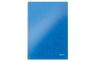 Leitz Notizbuch WOW A4, Liniert, Blau, Produkttyp: Notizheft/-buch
