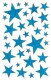 Z-DESIGN  Effektfolie               blau - 52259     Sterne             Weihnachten