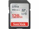 SanDisk SDXC-Karte Ultra 128 GB, Speicherkartentyp: SDXC