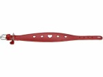 Hunter Halsband Windhund Love 52/M, Rot/Schwarz, Halsumfang: 52 cm