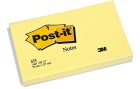 Post-it Notizzettel Post-it 7.6 x 12.7 cm Gelb, Breite