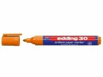 edding Permanent-Marker 30 Orange, Oberfläche: Glas, Kunststoff