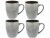 Bild 0 Bitz Kaffeetasse 300 ml, 4 Stück, Grau, Material: Steinzeug
