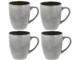 Bitz Kaffeetasse 0.3 l, 4 Stück, Grau, Tassen