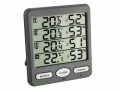 TFA Dostmann Thermo-/Hygrometer KLIMA-MONITOR, Detailfarbe: Grau, Typ