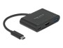 DeLock Multiadapter USB Type-C ? HDMI, USB3.0-A, USB-C-PD schwarz