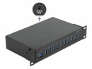 DeLock USB-Hub 64112 USB 3.0 - 10x USB-A, Stromversorgung