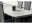 Bild 3 Schou Tisch Noah, 205 x 90 cm, Schwarz/Grau, Detailfarbe