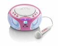 Lenco Radio/CD-Player SCD-650 Pink, Radio Tuner: FM