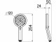 Nikles Handbrause Infinity 120 Duo, Wassersparend: Ja, Anschluss