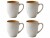 Bild 0 Bitz Kaffeetasse 300 ml, 4 Stück, Créme/Amber, Material