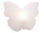 8 Seasons Design Gartenlicht Solar Shining Butterfly 40 cm, Weiss