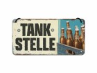 Nostalgic Art Schild Tankstelle Bier 15 x 20 cm, Metall