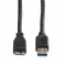 Bild 1 Roline USB 3.2 Verbindungskabel - Typ A-B-Micro - 0,8 m - Schwarz
