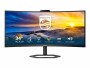 Philips Monitor 34E1C5600HE/00 mit Webcam, Bildschirmdiagonale: 34