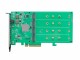 Bild 3 Highpoint Host Bus Adapter Rocket 1204 PCI-Ex8v3 - 4x
