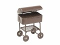 HobbyFun Mini-Figur Grill 7 cm, Detailfarbe: Braun, Material: Metall