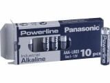 Panasonic Batterie Alkaline Powerline Industrial AAA 10 Stück