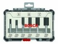Bosch Professional Nutfräser -Set 6 mm-Schaft, 6-teilig, Zubehörtyp